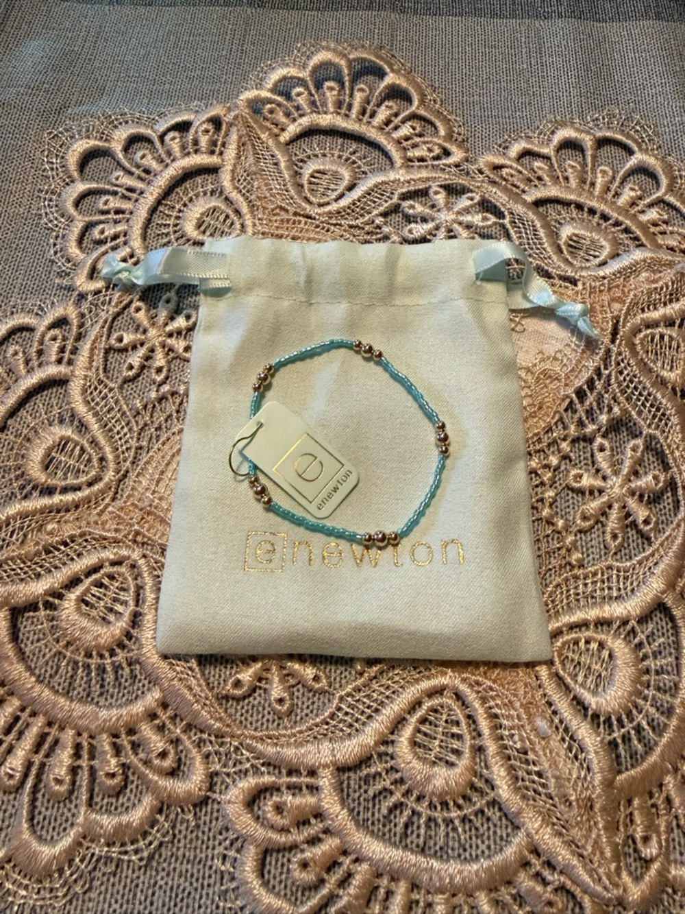 Enewton Purpose Gold Bracelet- Sea glass - Picture 2 of 5